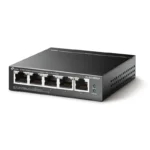 TP-Link 5-Port Unmanaged Gigabit Switch, POE(4), 40w, Metal Case-TL-SG1005LP