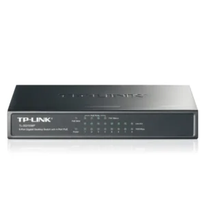 TP-Link 8-Port Unmanaged Gigabit Desktop Switch, POE+(4), 64W, Metal Case-TL-SG1008P