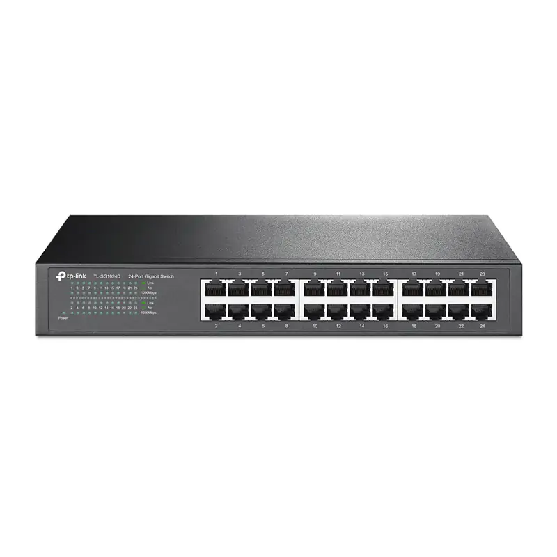 TP-Link 24-Port Unmanaged Gigabit Desktop/Rackmount-TL-SG1024D