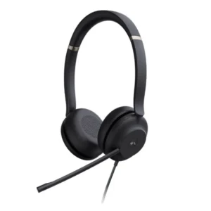 Bonus Black Comsol Qi Charger W/Yealink (UH377)Wired Stereo Headset - UH37-D-MS-C/A-10WQI