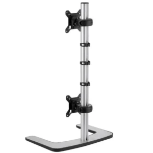 Atdec VFS-DV Freestanding Vertical Dual Display Desk Mount up to 38"