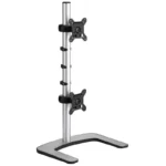 Atdec VFS-DV Freestanding Vertical Dual Display Desk Mount up to 38"
