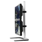 Atdec VFS-DV Freestanding Vertical Dual Display Desk Mount up to 38"