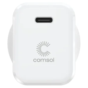 Comsol 65W USB-C GaN Charger+ 2m USB-C to USB-C Cable-WCC651W