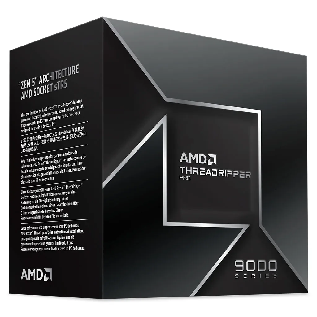 AMD Ryzen Threadripper PRO 9955WX 16-Core 5.4GHz sTR5 CPU Processor - 100-100000725WOF