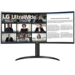 LG 34WR55QK-B 34" 100Hz UltraWide QHD HDR10 Curved VA Monitor w/ USB-C 65W