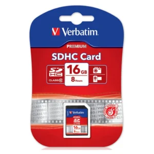 Verbatim 16GB Premium SDHC Class 10 Memory Card - 45MB/s - 43962