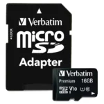 Verbatim 16GB Premium Micro SDHC Class 10 UHS-I w/ Adapter - 44082