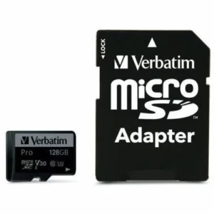 Verbatim Pro 128 GB Class 3/UHS-I U3 microSDXC - 47044