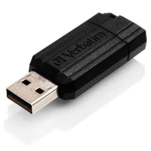 Verbatim Store n Go Pinstripe USB Flash Drive 16GB - Black - 49063