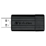 Verbatim Store n Go Pinstripe USB Flash Drive 16GB - Black - 49063