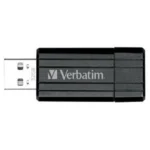 Verbatim Store n Go Pinstripe USB Flash Drive 32GB - Black - 49064