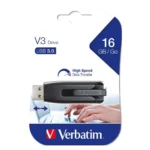 Verbatim 16GB Store n Go V3 USB Flash Drive - Grey - 49172 - Image 2