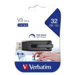 Verbatim 32GB Store n Go V3 USB Flash Drive - Grey - 49173