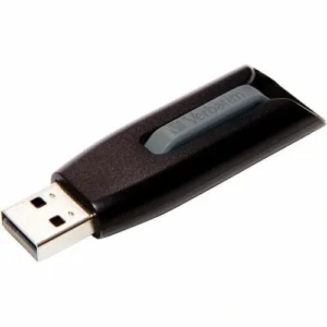 Verbatim Store 'n' Go V3 64 GB USB 3.2 (Gen 1) Type A Flash Drive - Grey - 49174