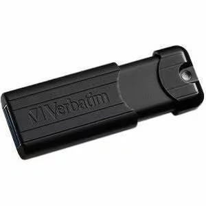 Verbatim PinStripe 128 GB USB 3.2 (Gen 1) Type A Flash Drive - 49319