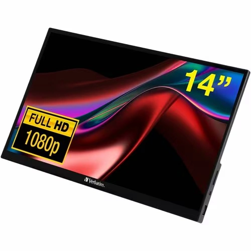 Verbatim PMT-14 14" Class LCD Touchscreen Monitor - 49591