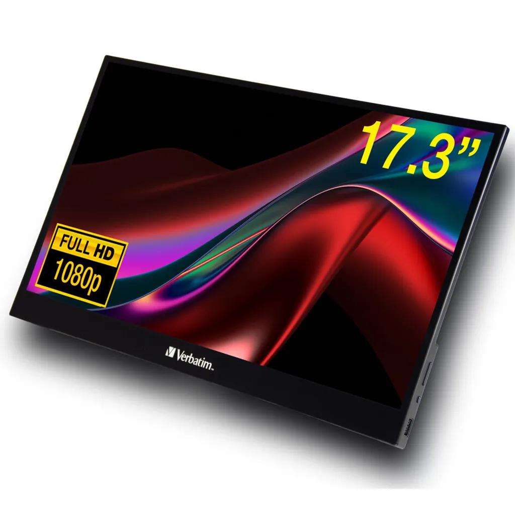 Verbatim 49593 17.3" LCD Portable Full HD Touchscreen Monitor
