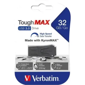 Verbatim ToughMAX 32 GB USB 3.0 Flash Drive - 66057