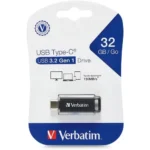 Verbatim 32 GB USB 3.2 (Gen 1) Type C Flash Drive - 70903