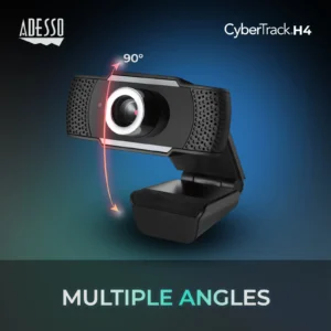 CyberTrack H4 1080P HD USB Webcam with Built-In Microphone