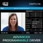 CyberTrack H4 1080P HD USB Webcam with Built-In Microphone