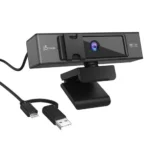 j5create JVCU435 Webcam 8MP 30fps USB 2.0 Type-A Webcam - Black/Silver - Image 2