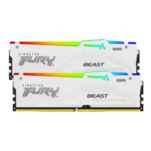 Kingston FURY Beast RGB 64GB (2x 32GB) DDR5 6000MHz Desktop Memory - KF560C36BWEAK2-64