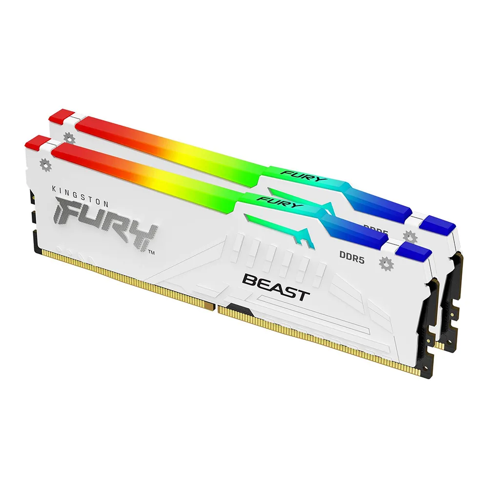 KF560C36BWEAK2-64 Kingston FURY Beast RGB 64GB (2x 32GB) DDR5 6000MHz Desktop Memory - KF560C36BWEAK2-64