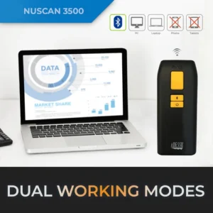 Adesso NuScan 3500 Wireless 2D Barcode Scanner - NUSCAN 3500