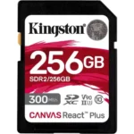 Kingston Canvas React Plus 256GB SDXC UHS-II V90 Card-SDR2/256GB