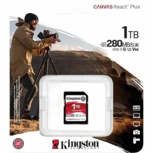 Kingston Canvas React Plus 1TB SDXC UHS-II V60 Card-SDR2V6/1TB