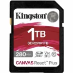 Kingston Canvas React Plus 1TB SDXC UHS-II V60 Card-SDR2V6/1TB