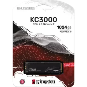 Kingston KC3000 1 TB Solid State Drive - M.2 2280 Internal - SKC3000S/1024G