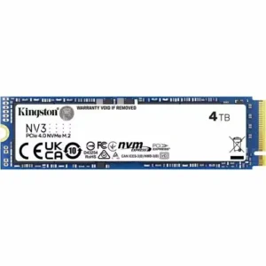 Kingston NV3 4 TB Solid State Drive - M.2 2280 Internal - SNV3S/4000G
