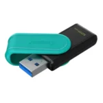 DataTraveler Exodia S USB Flash Drive - USB 3.2 Gen 1 - 128GB - Black/Turquoise-DTXS/128GB