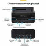 StarTech M.2 NVMe to SATA Drive Duplicator Dock - N2-M2-SSD-DUPLICATOR