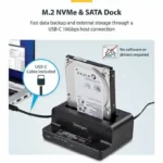 StarTech M.2 NVMe to SATA Drive Duplicator Dock - N2-M2-SSD-DUPLICATOR - Image 4
