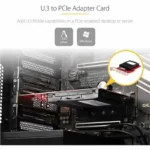 StarTech U.3 to PCI Express Adapter PEX4SFF8639U3 - Image 2