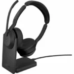 Jabra Evolve2 55 Link380a UC Stereo Headset With Stand - 25599-989-989
