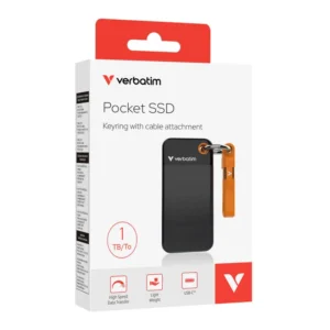 Verbatim 1TB Pocket SSD USB 3.2 Gen 2 1TB Black Orange-32193