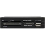 StarTech.com USB 2.0 Internal Multi Card Reader SD microSD CF TAA - 35FCREADBK3