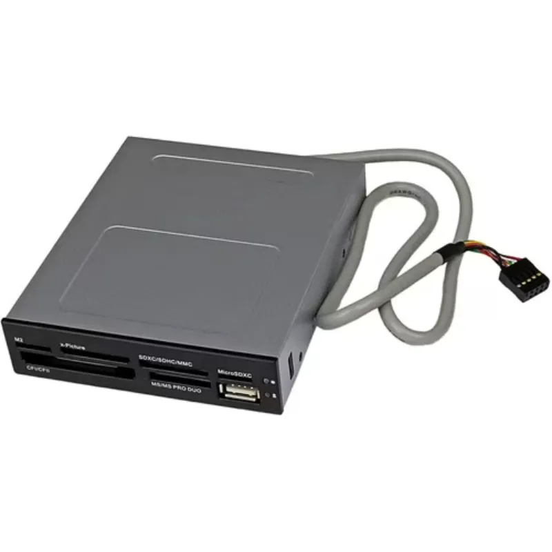 StarTech.com USB 2.0 Internal Multi Card Reader SD microSD CF TAA - 35FCREADBK3