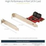 StarTech 4 Port SATA PCIe Card 4P6G-PCIE-SATA-CARD