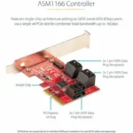 StarTech 6 Port PCIe SATA Expansion Card 6P6G-PCIE-SATA-CARD