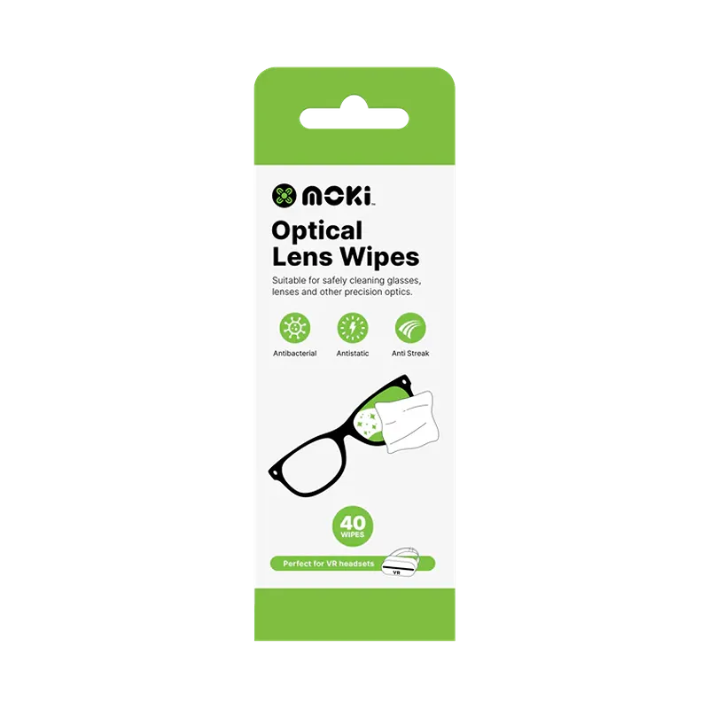 Moki Optical Lens Wipes 40 Pk-ACC GSCLN
