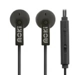 Moki Noise Isolation Earbuds with Mic-Black-ACC HCBMK
