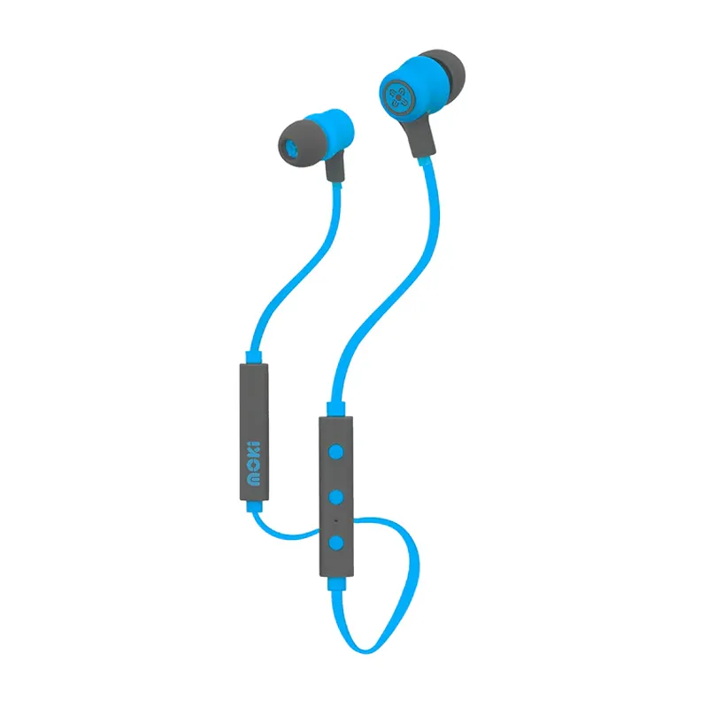 Moki FreeStyle Earphones Blue-ACC HPFREB