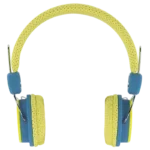 Moki Kids Safe Volume Limited Headphones-Yellow & Blue-ACC HPKSYB