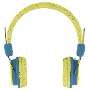 Moki Kids Safe Volume Limited Headphones-Yellow & Blue-ACC HPKSYB